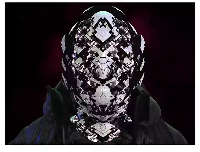 Sci-Fi Helmet Space Astronaut Character46