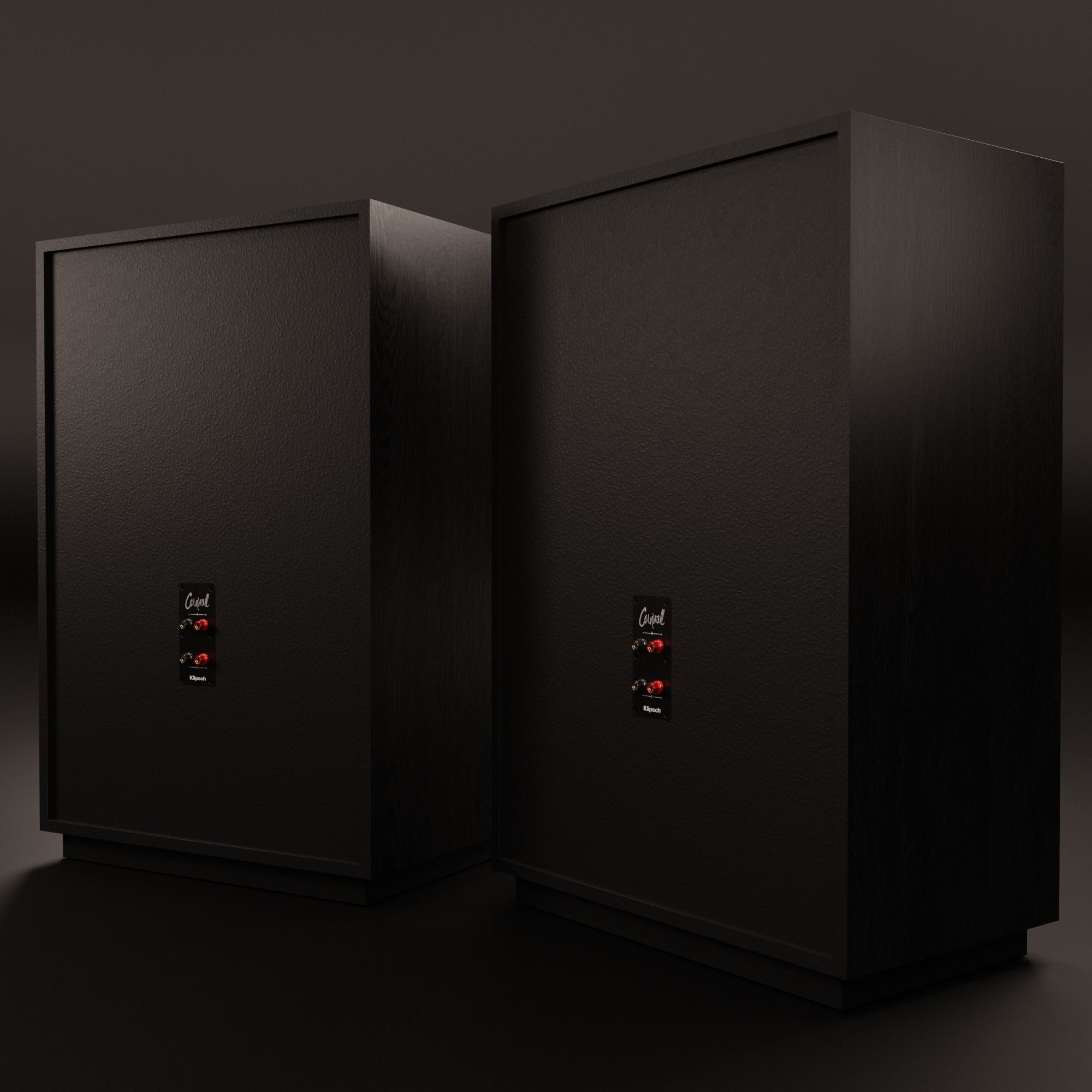 KLIPSCH Cornwall IV Floorstanding Speakers - Satin Black 3D model_11