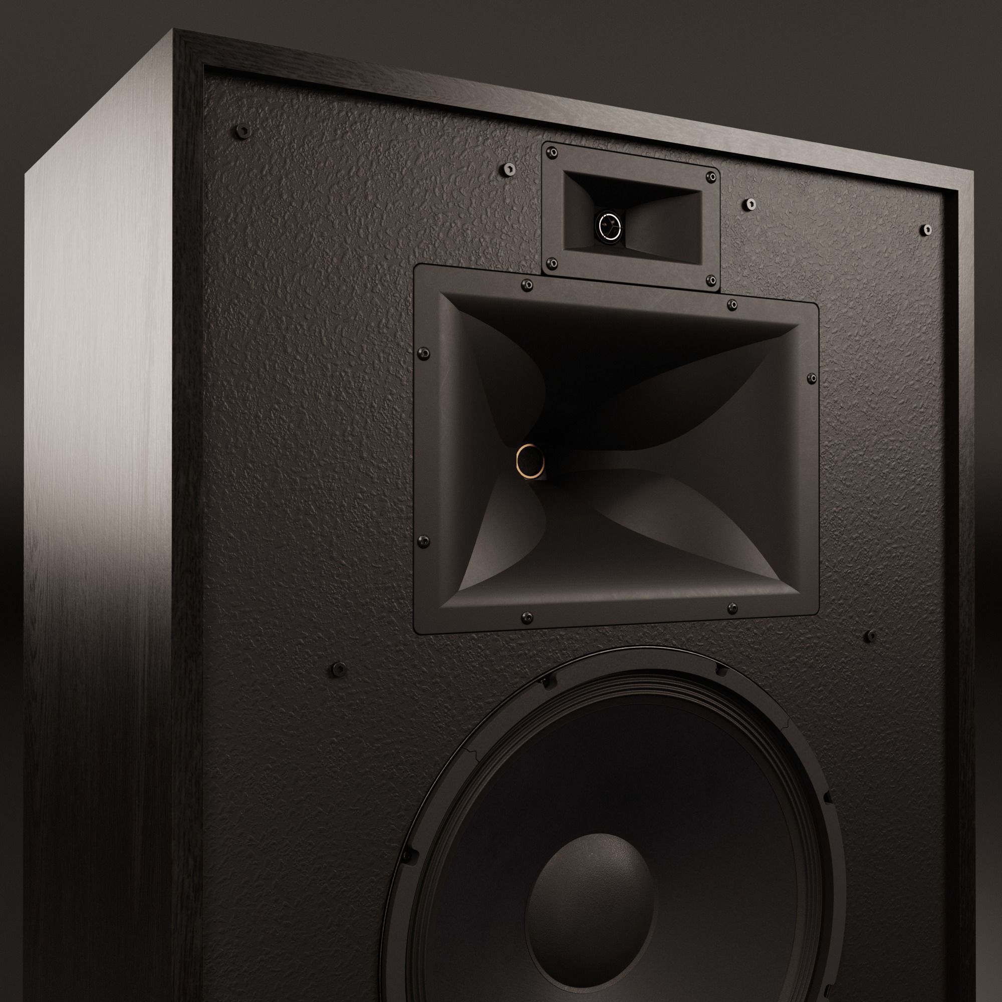 KLIPSCH Cornwall IV Floorstanding Speakers - Satin Black 3D model_4