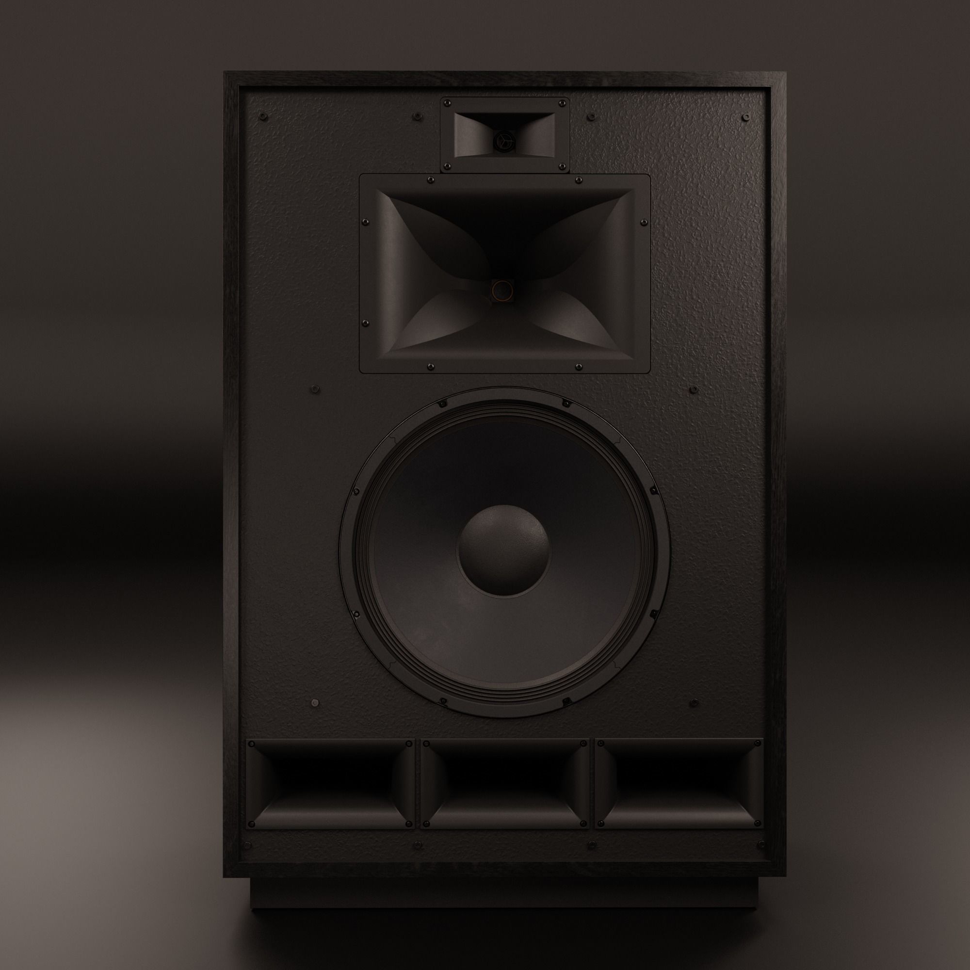 KLIPSCH Cornwall IV Floorstanding Speakers - Satin Black 3D model_6