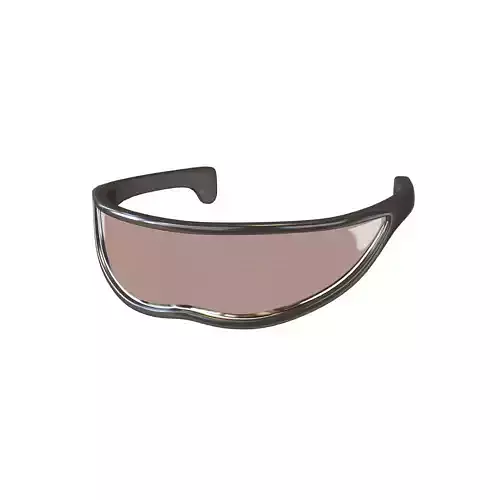 Future Technology Glasses v3 002 Low-poly 3D model