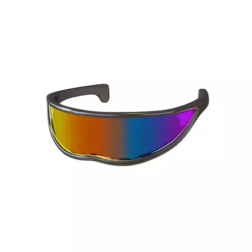 Future Technology Glasses v3 003 Low-poly 3D model