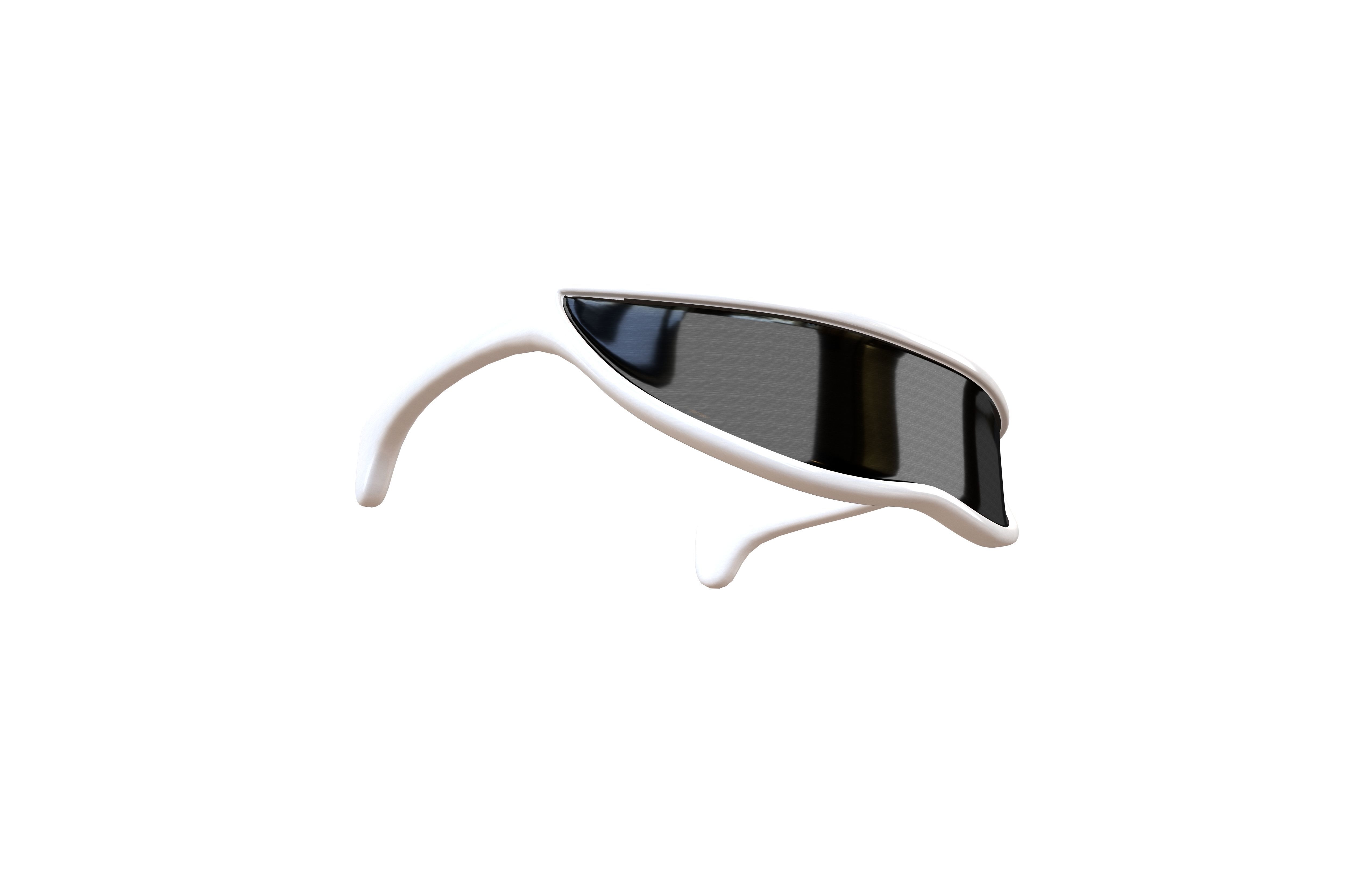 Future Technology Glasses v3 004 Low-poly 3D model_3