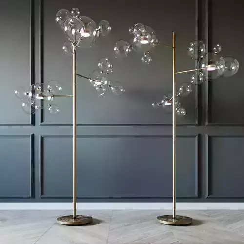 Giopato and coombes bolle bls 14 floor lamp 3D model