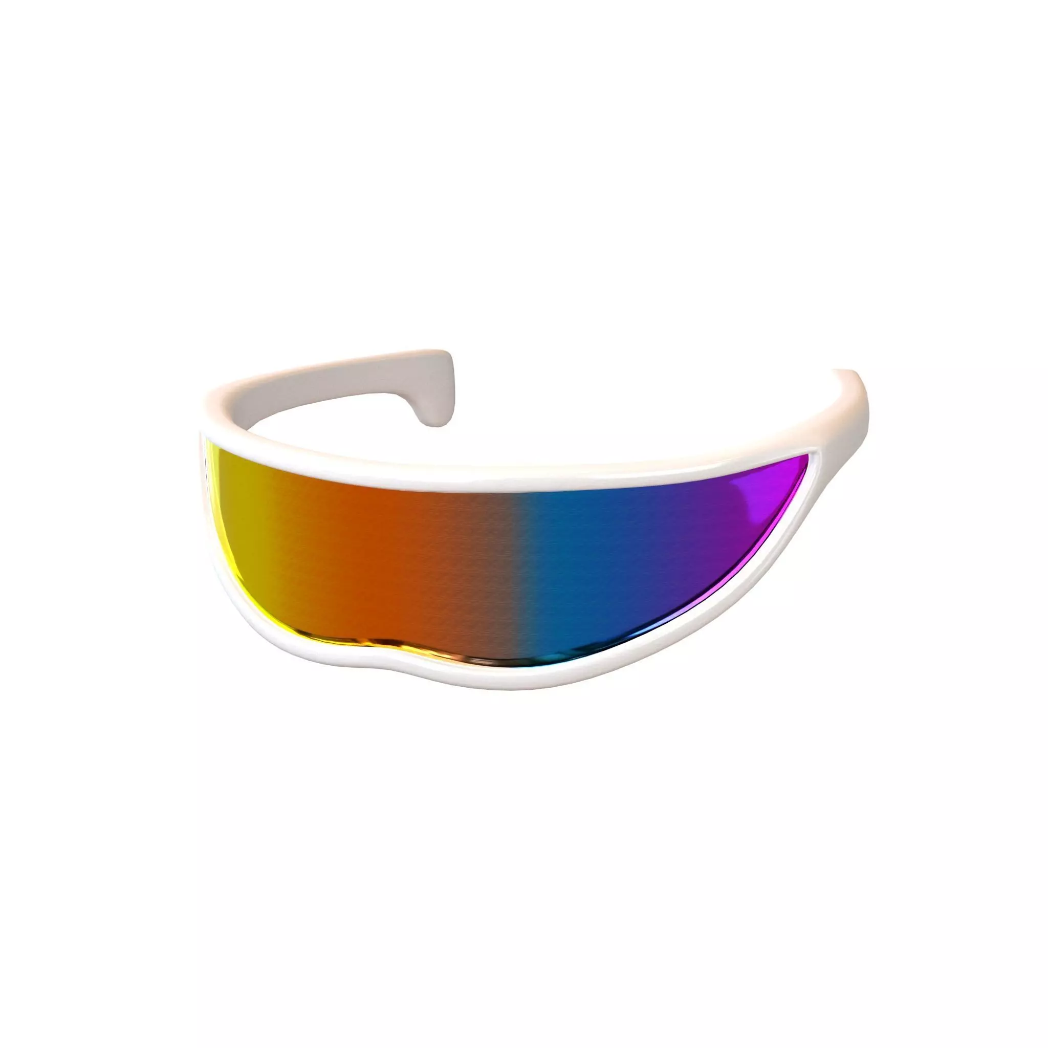 Future Technology Glasses v3 006 Low-poly 3D model_0