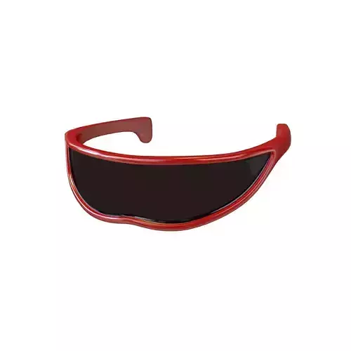 Future Technology Glasses v3 007 Low-poly 3D model