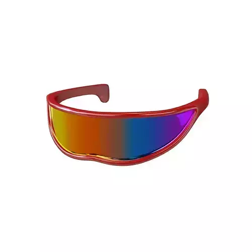 Future Technology Glasses v3 009 Low-poly 3D model
