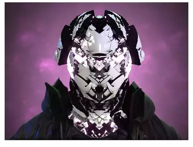 Sci-Fi Helmet Space Astronaut Character 10