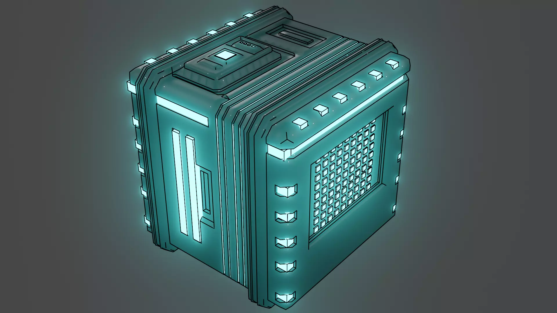 The Future Box By KawaZaKyYT 3D model_0