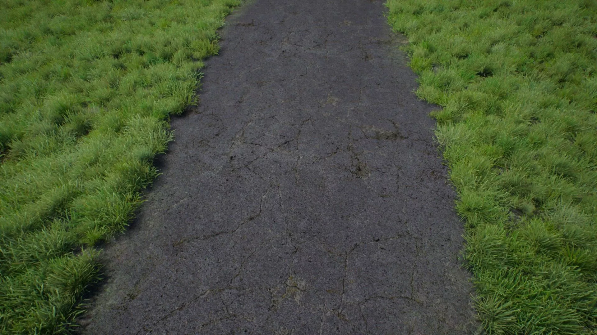 Old Road Textures Unreal Asset Low-poly 3D model