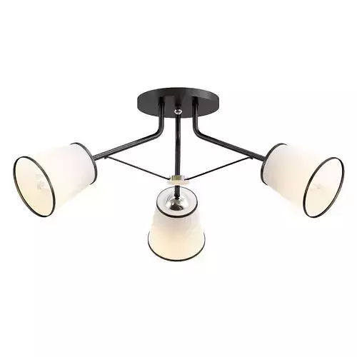 toplight-persis-tl1256d-03bk three light ceiling fixture