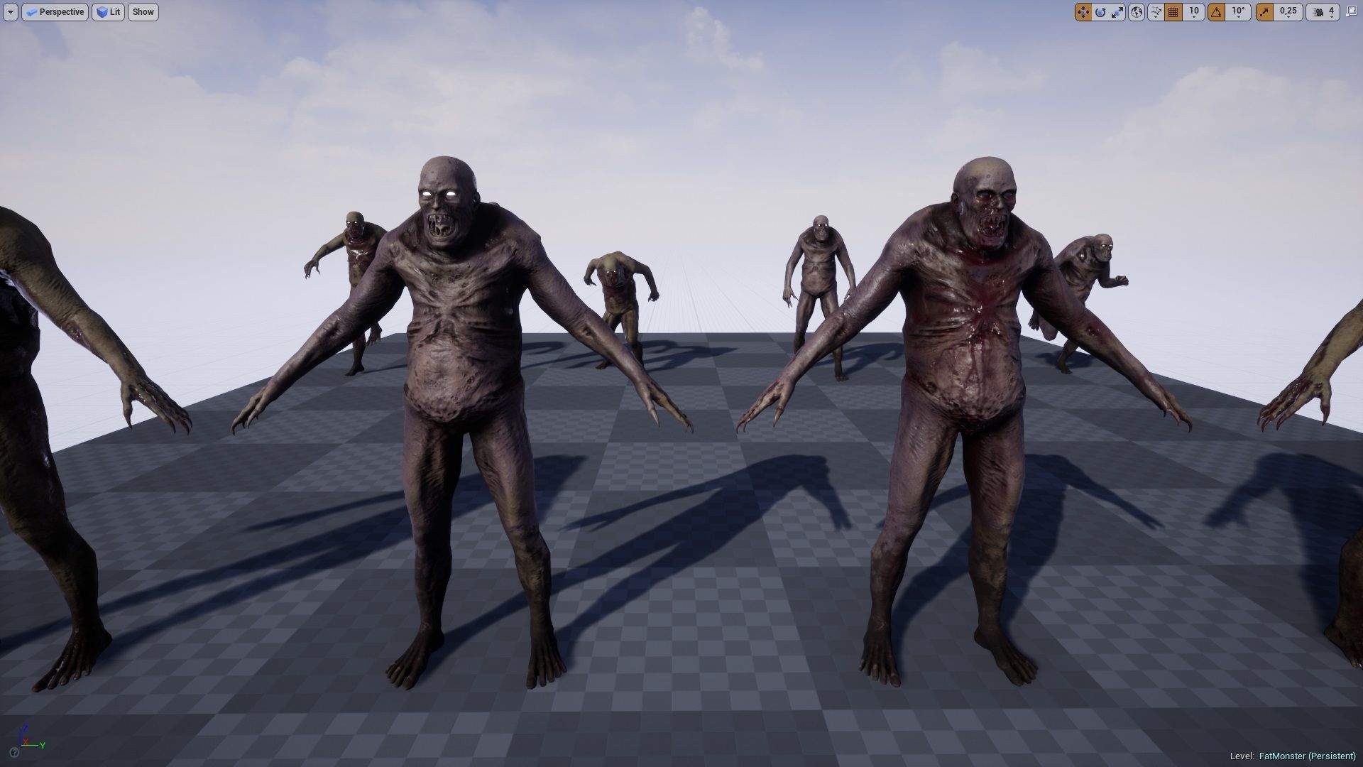 Fat Monster Low-poly 3D model Low-poly 3D model_17