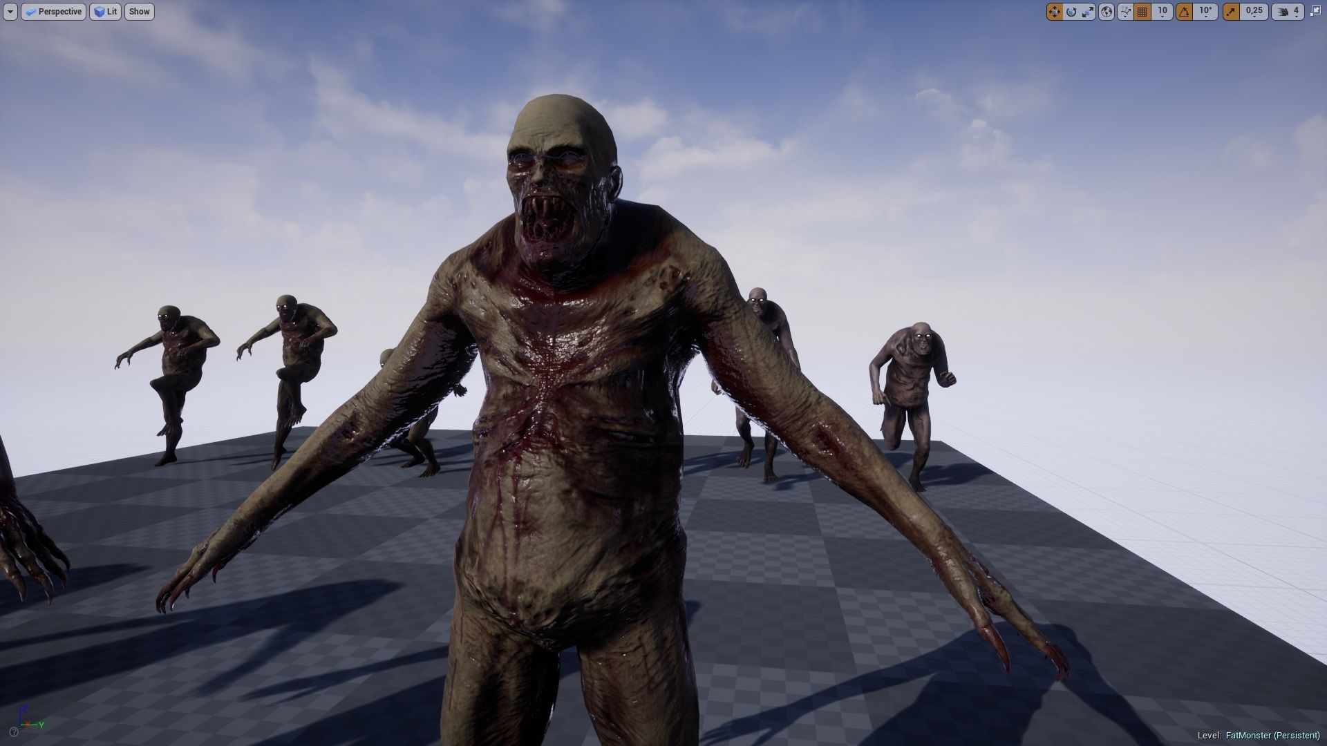 Fat Monster Low-poly 3D model Low-poly 3D model_16