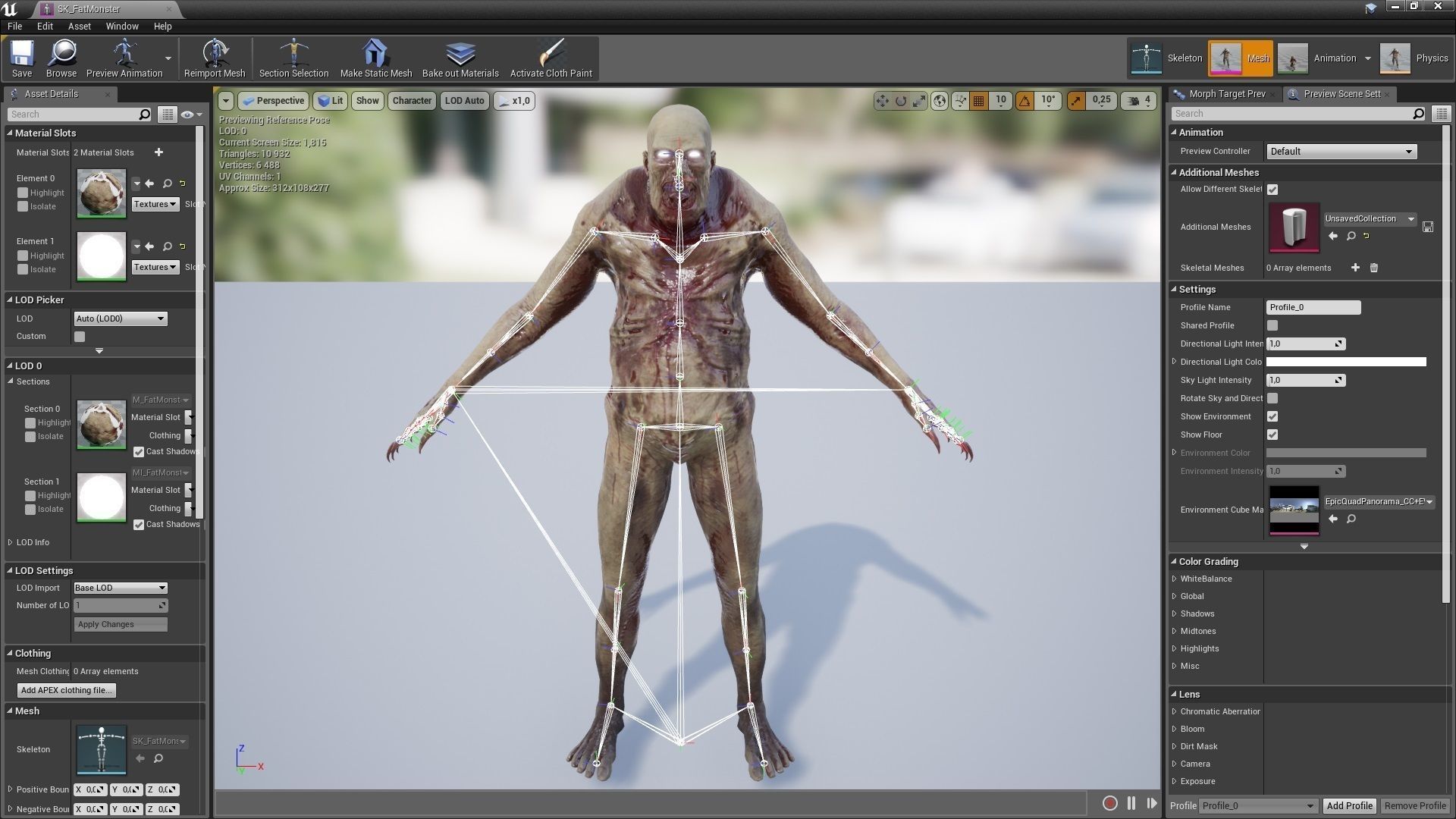 Fat Monster Low-poly 3D model Low-poly 3D model_15