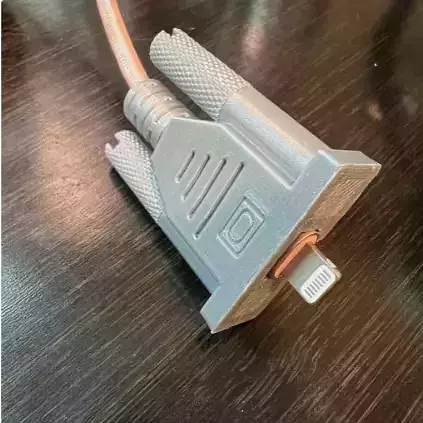 Fake VGA Charge Cable
