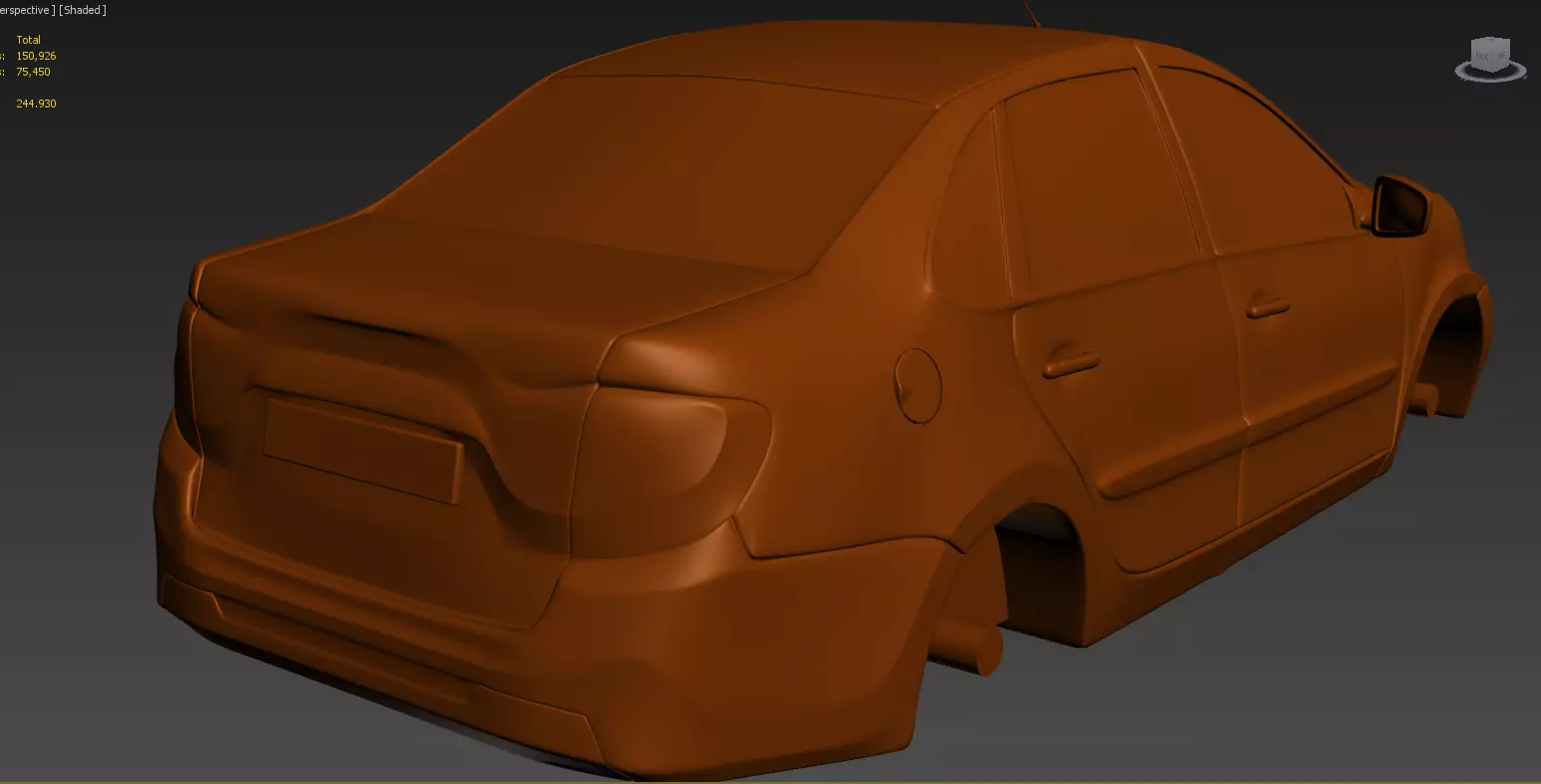 LADA car 3D print model