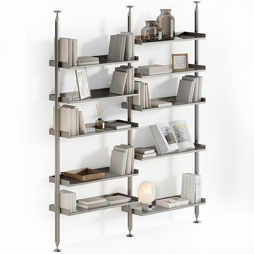 Rimadesio Zenit bookcase 3D model