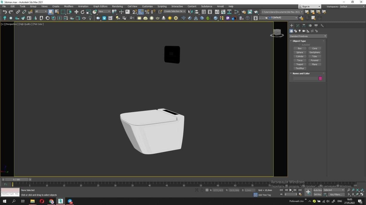 3D Toilet geberit seat 3D model_5