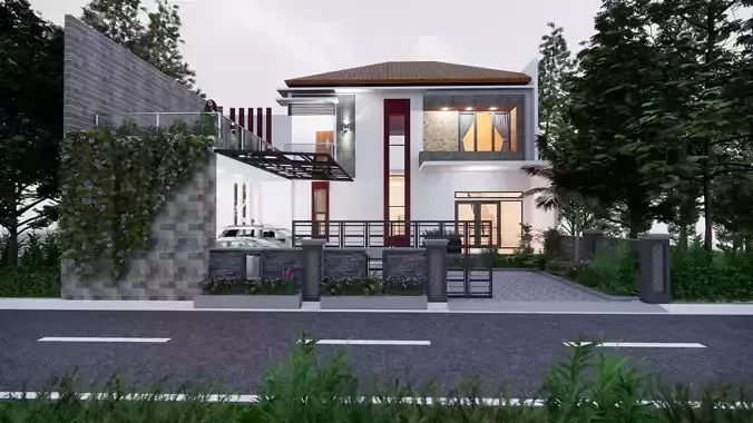 Home Cluster 3D model