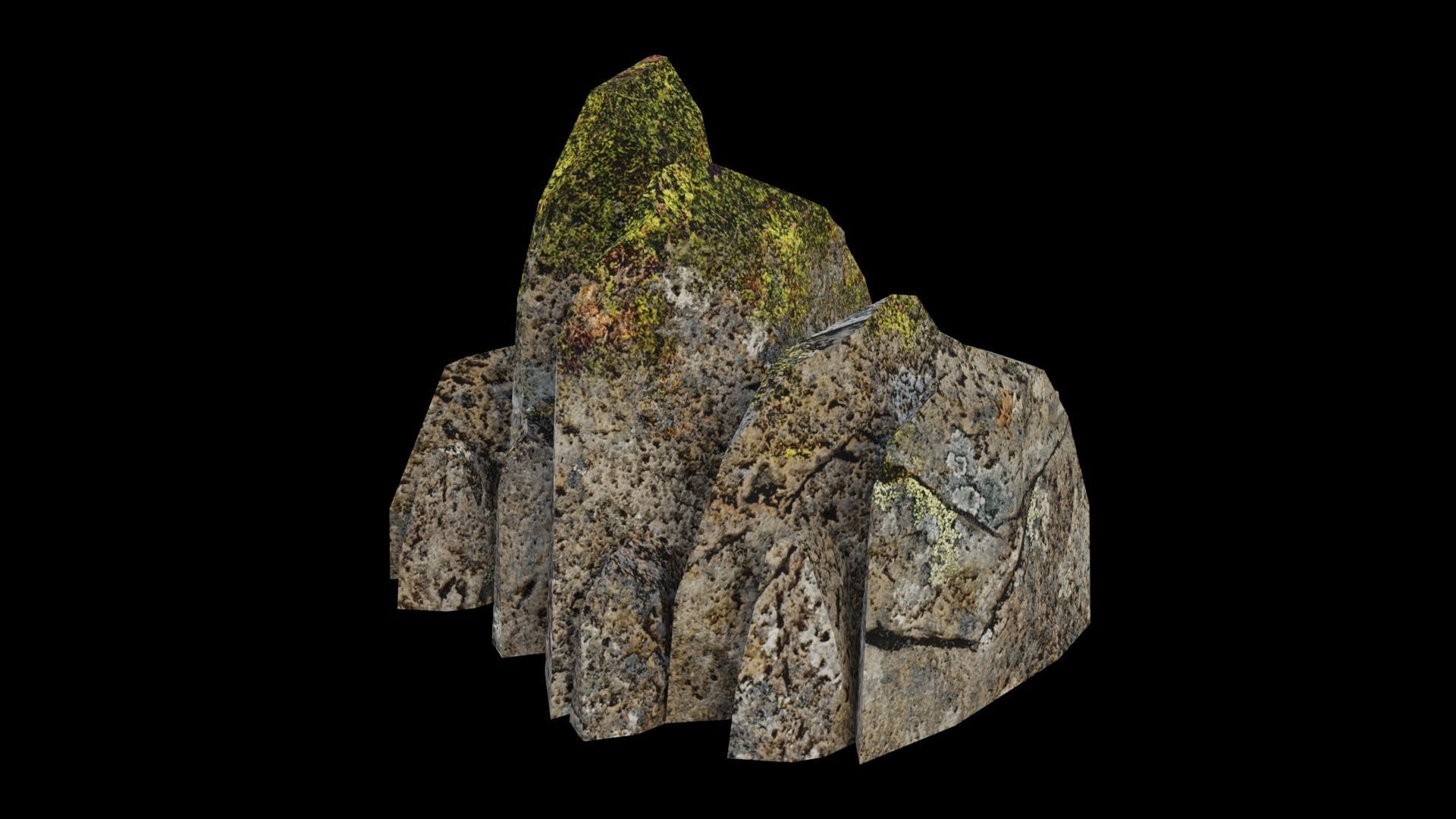 PBR Rocks Pack 03 Low-poly 3D model_28