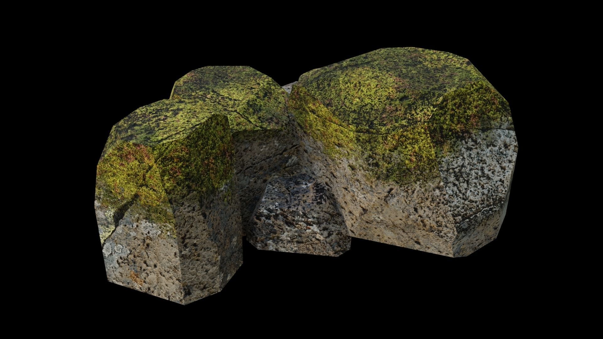 PBR Rocks Pack 03 Low-poly 3D model_31