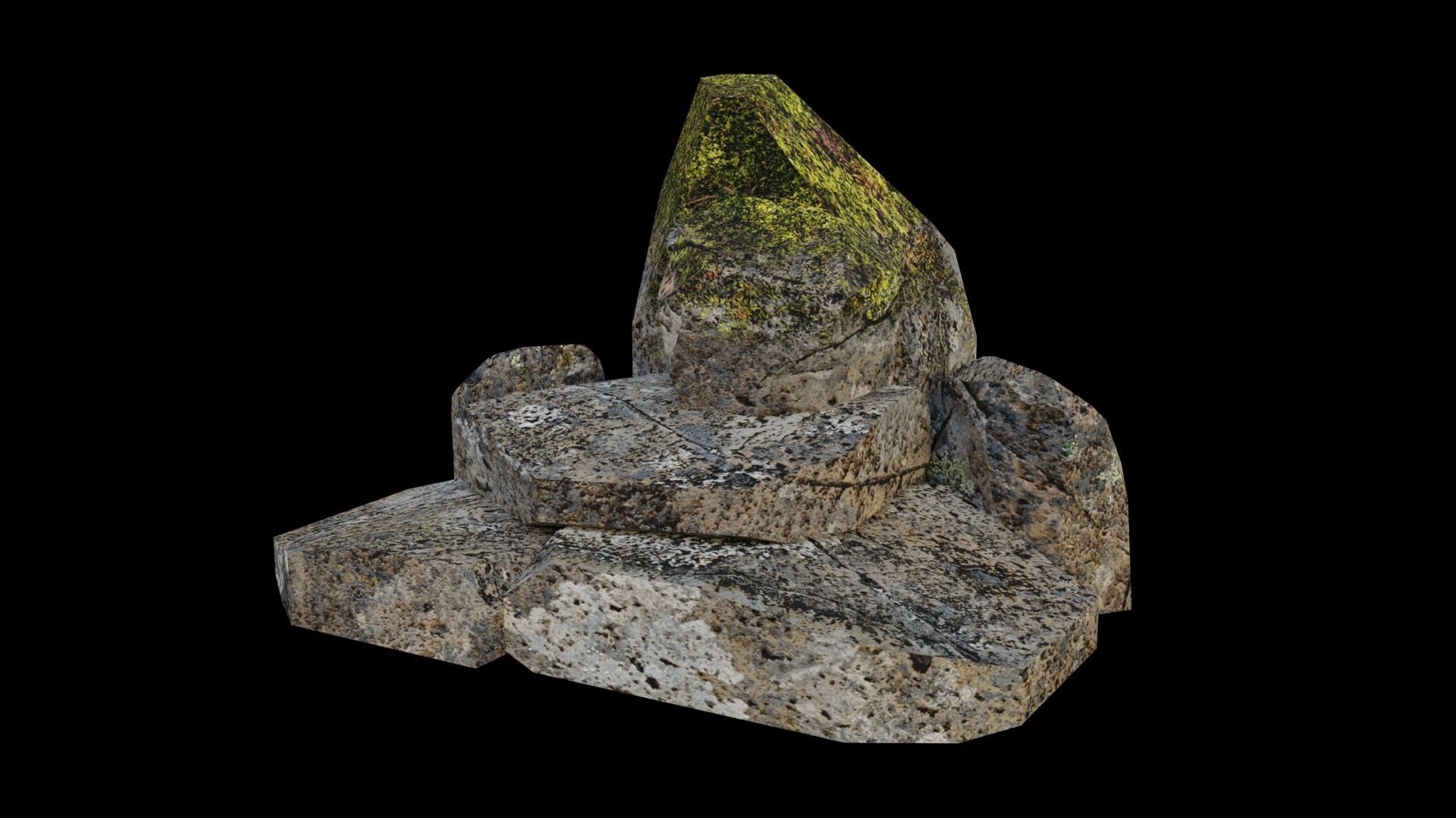 PBR Rocks Pack 03 Low-poly 3D model_25