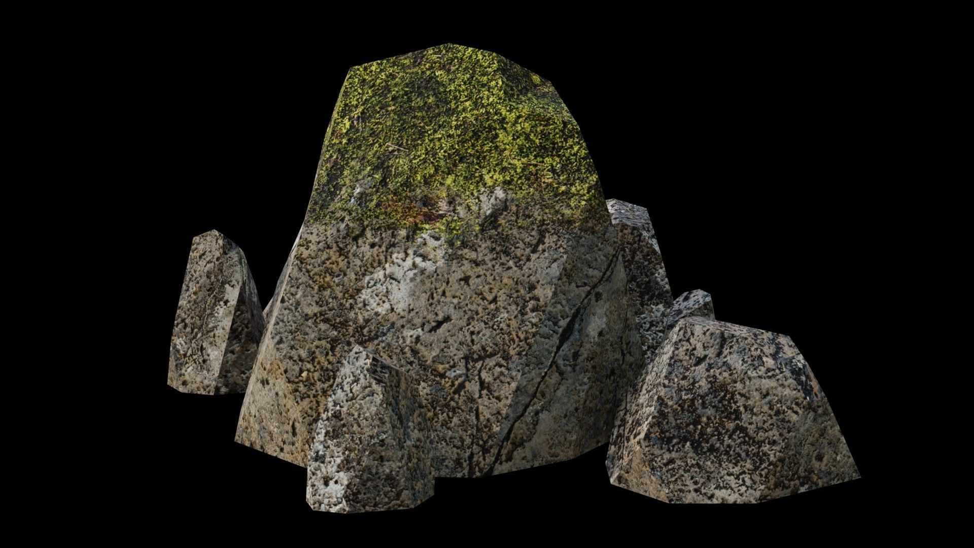PBR Rocks Pack 03 Low-poly 3D model_30