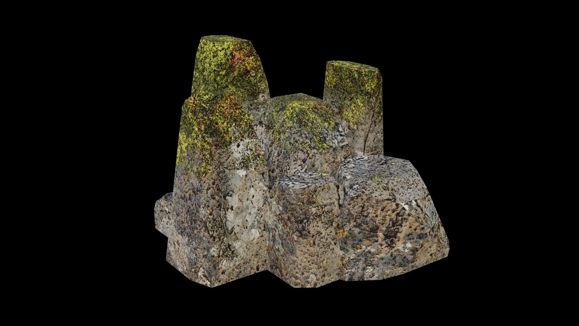 PBR Rocks Pack 03 Low-poly 3D model_22