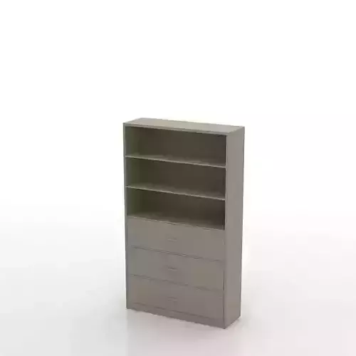 Grey Upright Filing Cabinet