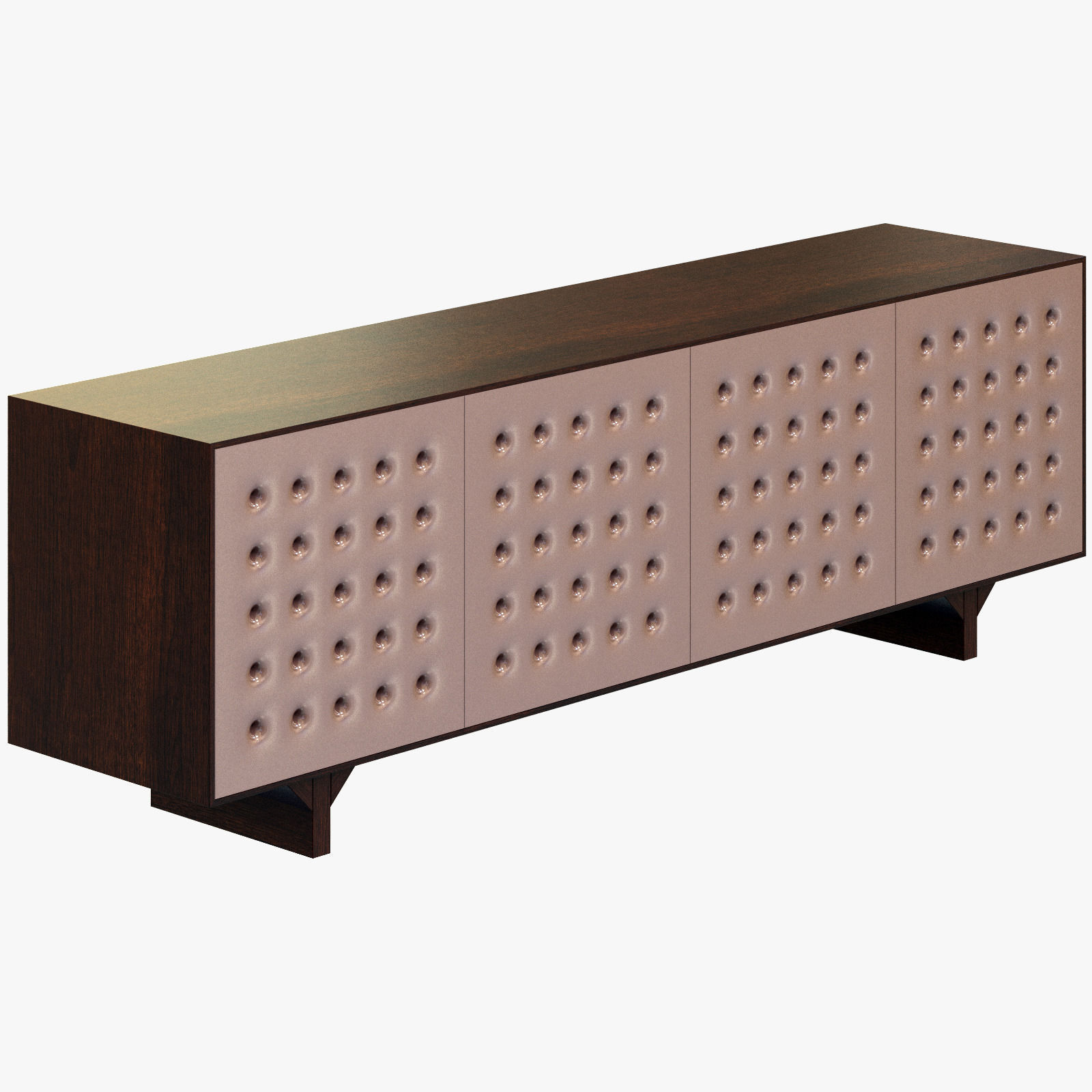 Roshe Bobois pattern sideboard 3D model_1