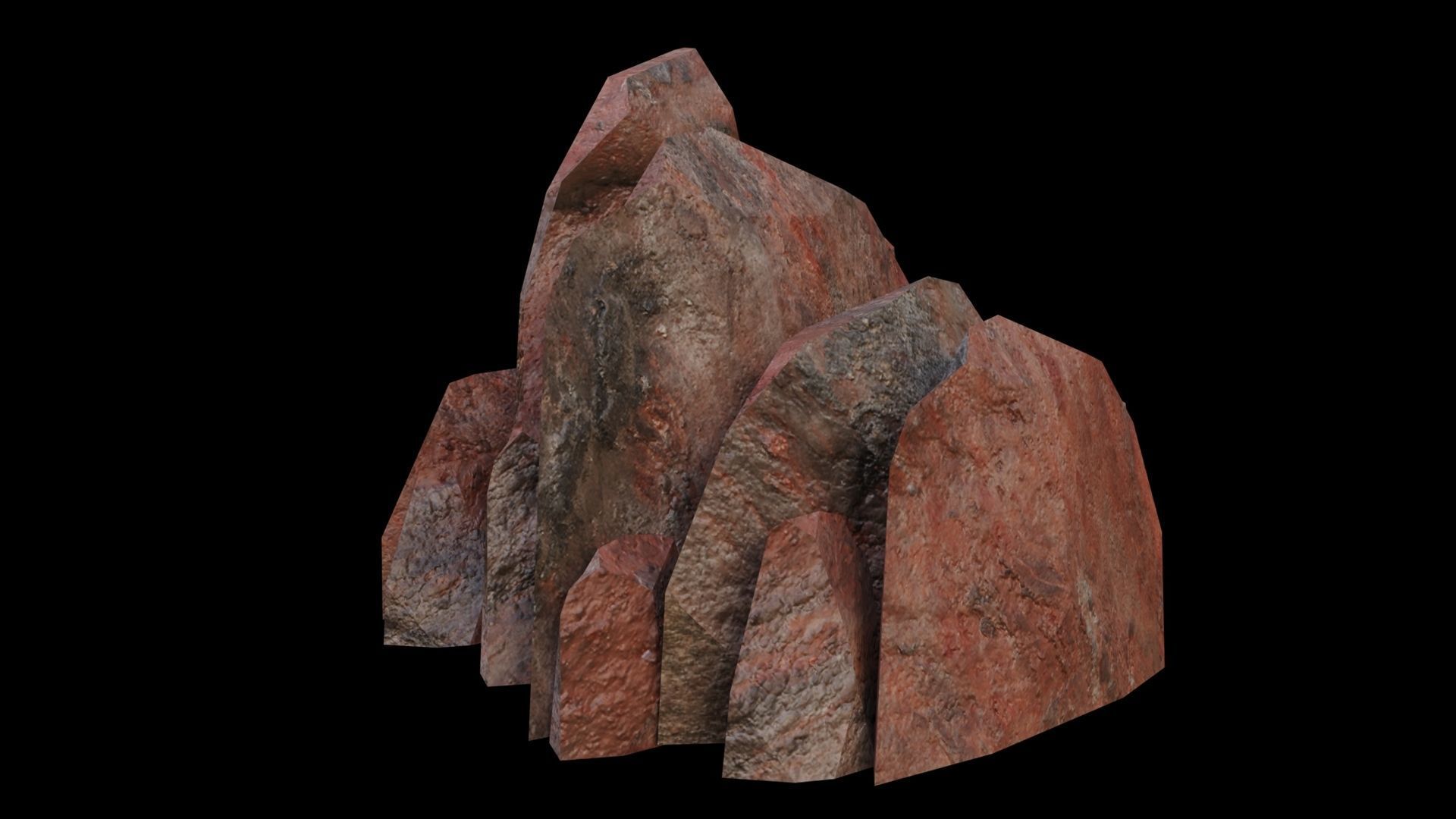 This PBR Rocks Pack 05 Low-poly 3D model_27