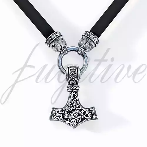 bear head decorative cord ends 