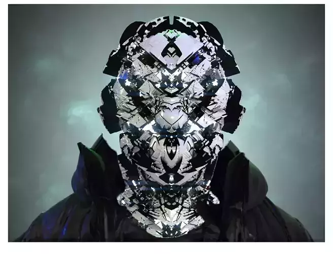 Sci-Fi Helmet Space Astronaut Character Robot 49 3D model Sci-Fi Helmet Space Astronaut Character Robot 49 3D model