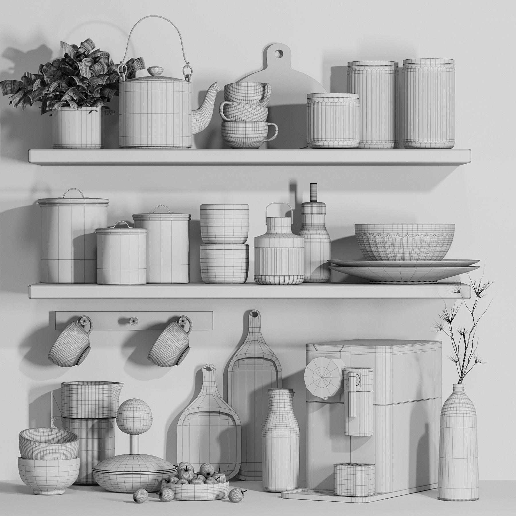 kitchen accessories019 3D model_3