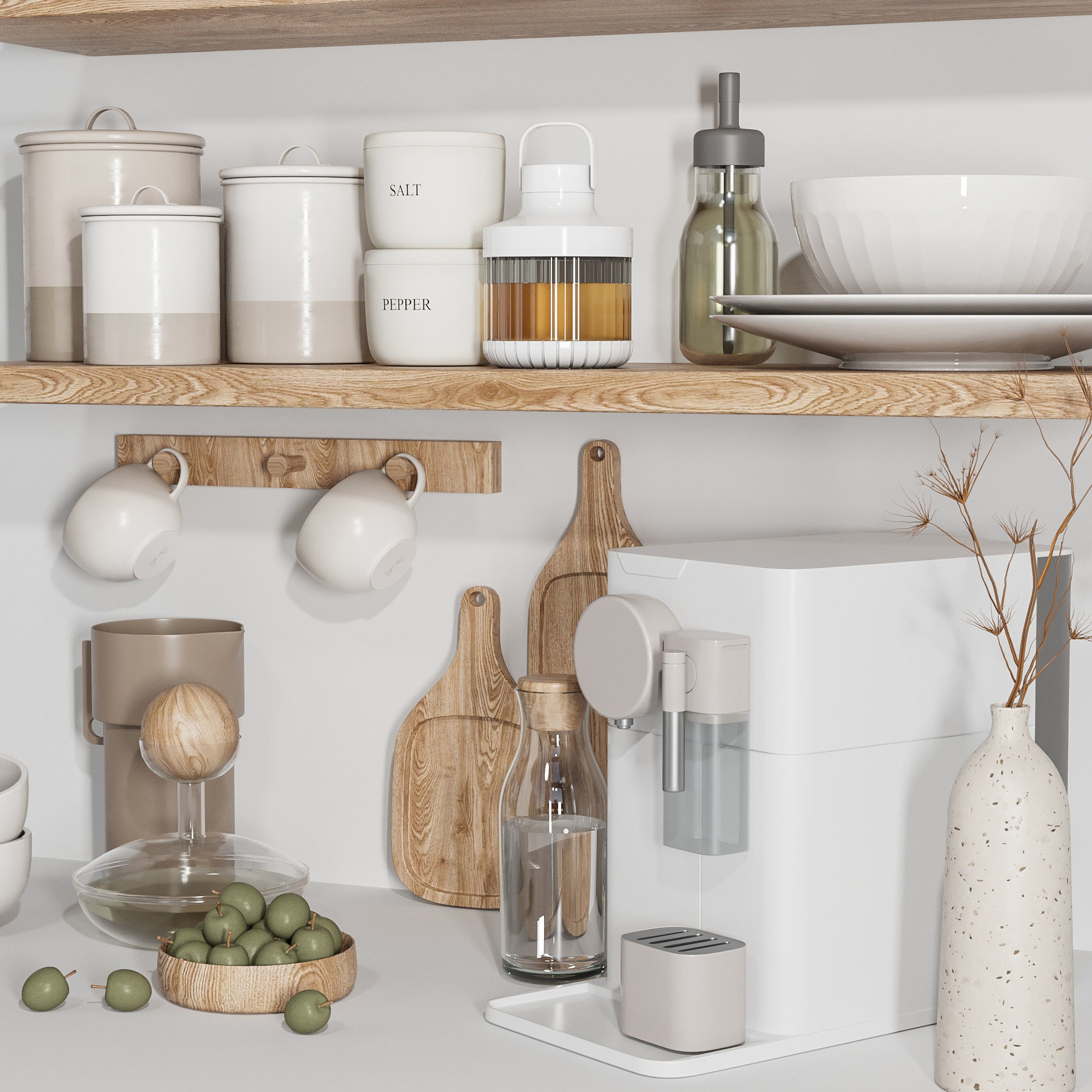 kitchen accessories019 3D model_2