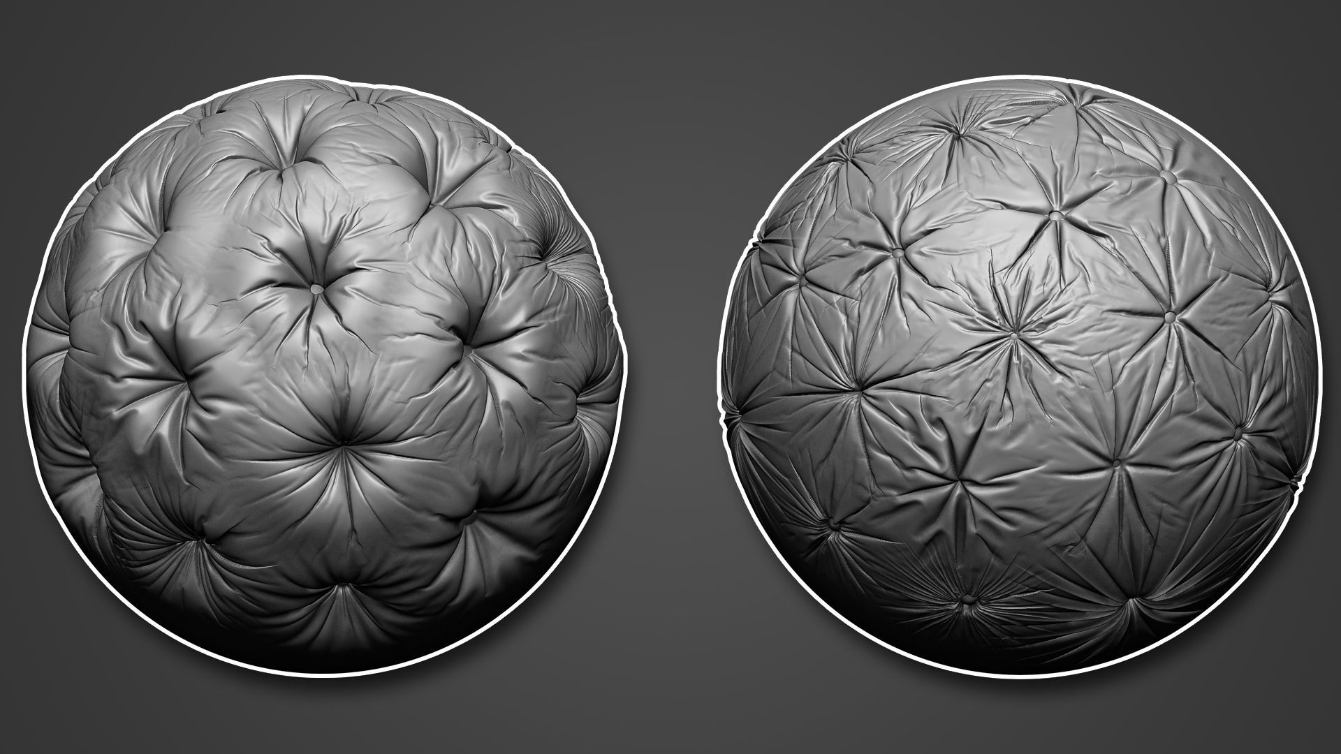 40 Cloth Details Button Hole Brushes Alpha Vol01  Video Tutorial 3D model_7