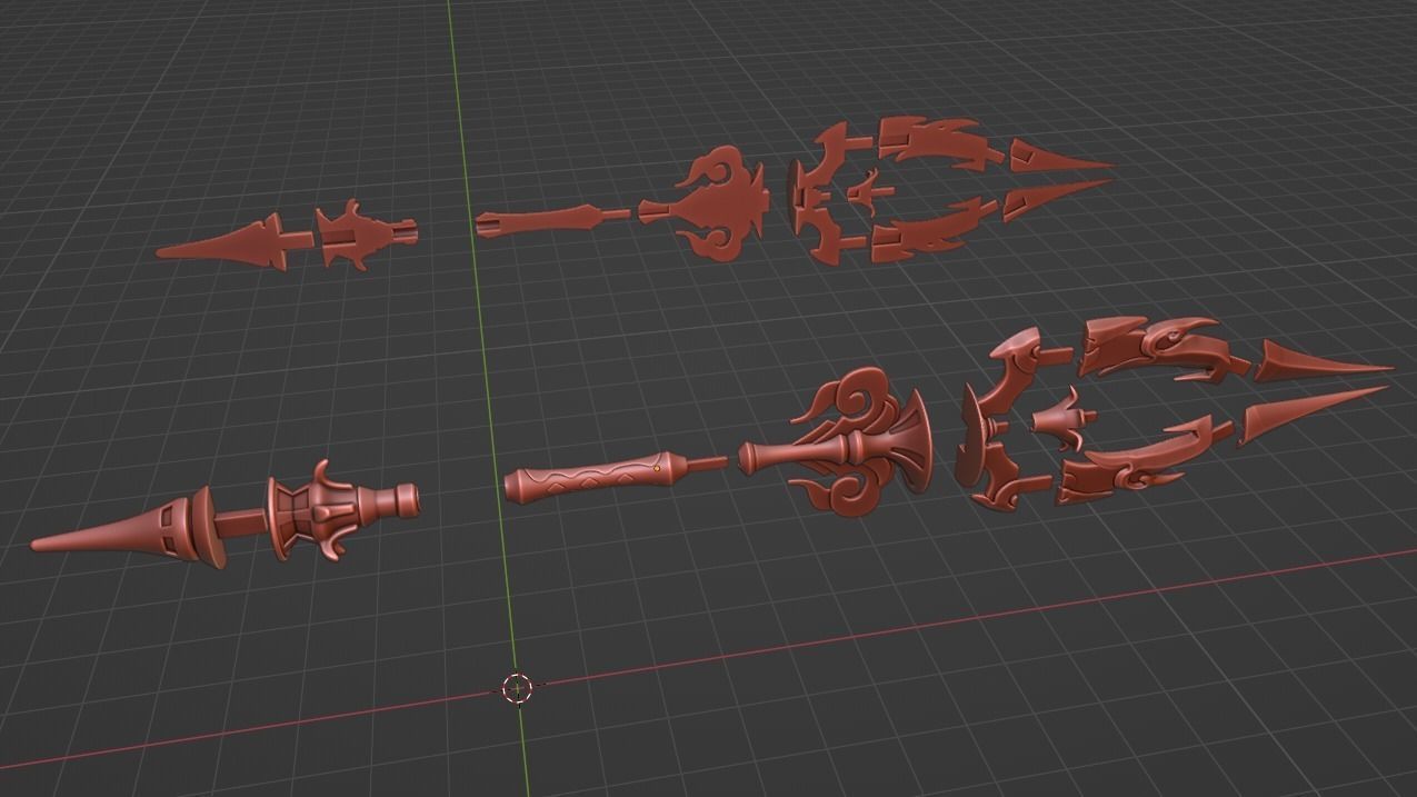 Staff of Homa -- Genshin Impact -- Sliced Print Ready 3D print model_8