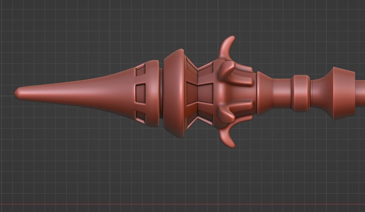 Staff of Homa -- Genshin Impact -- Sliced Print Ready 3D print model_3