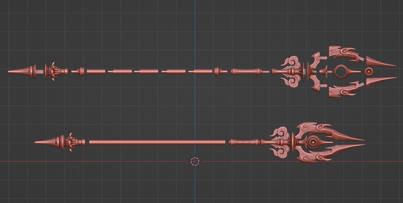 Staff of Homa -- Genshin Impact -- Sliced Print Ready 3D print model_6