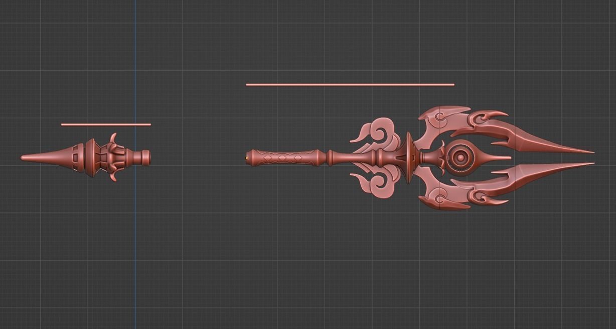 Staff of Homa -- Genshin Impact -- Sliced Print Ready 3D print model_10