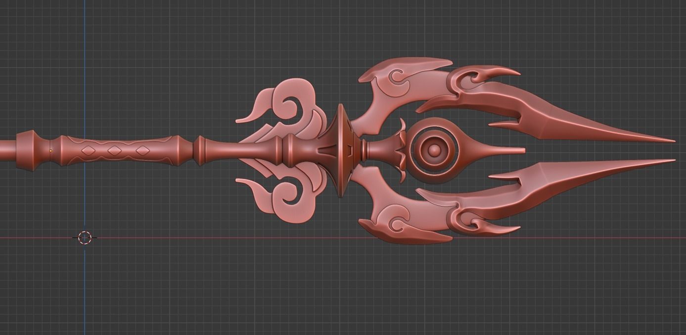 Staff of Homa -- Genshin Impact -- Sliced Print Ready 3D print model_2