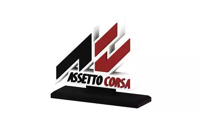 Assetto Corsa Logo 3D print model