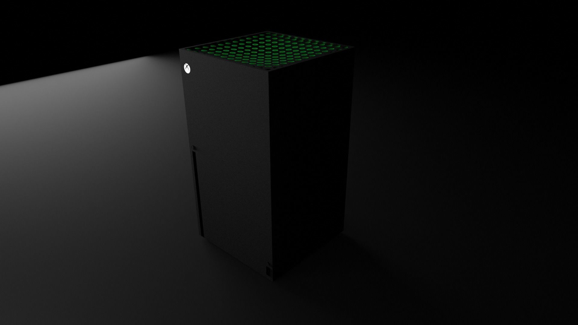 Xbox Series X Fan Art Model Low-poly 3D model_3