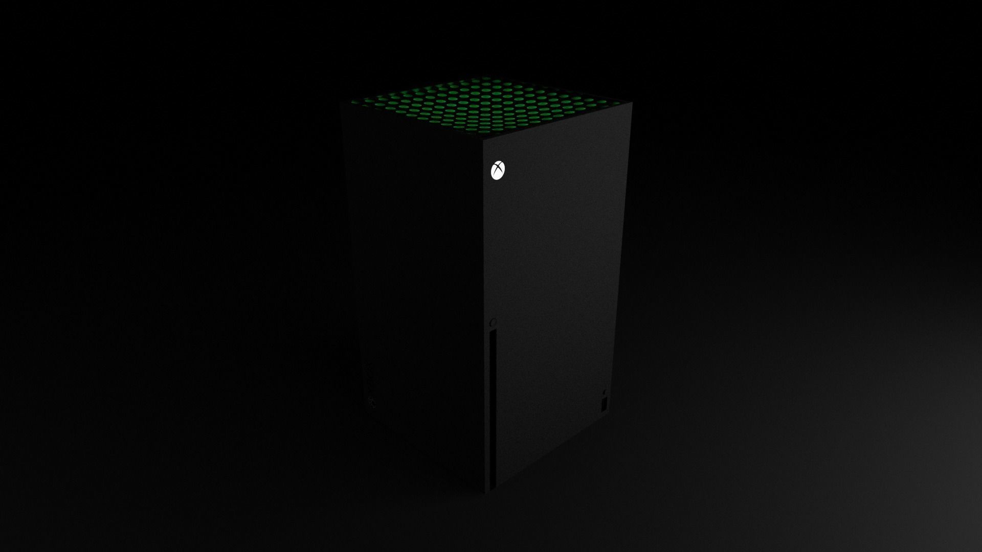 Xbox Series X Fan Art Model Low-poly 3D model_2