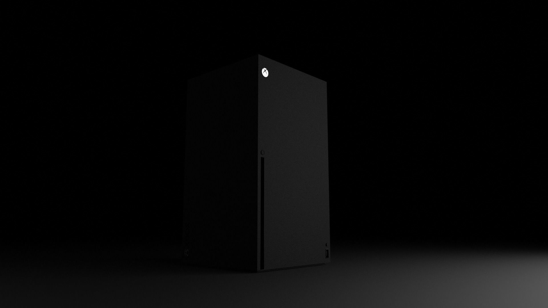 Xbox Series X Fan Art Model Low-poly 3D model_1