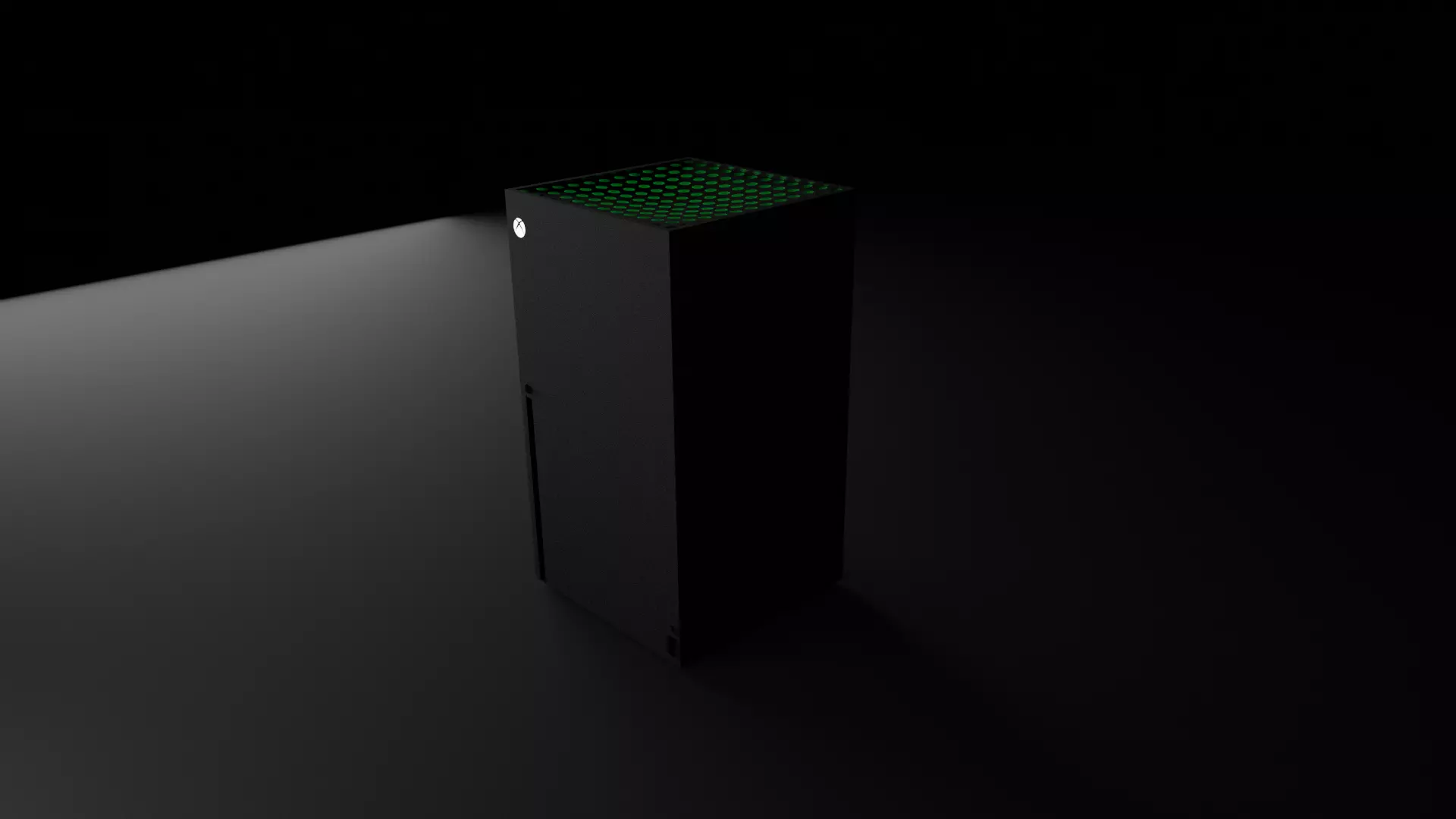 Xbox Series X Fan Art Model Low-poly 3D model_0