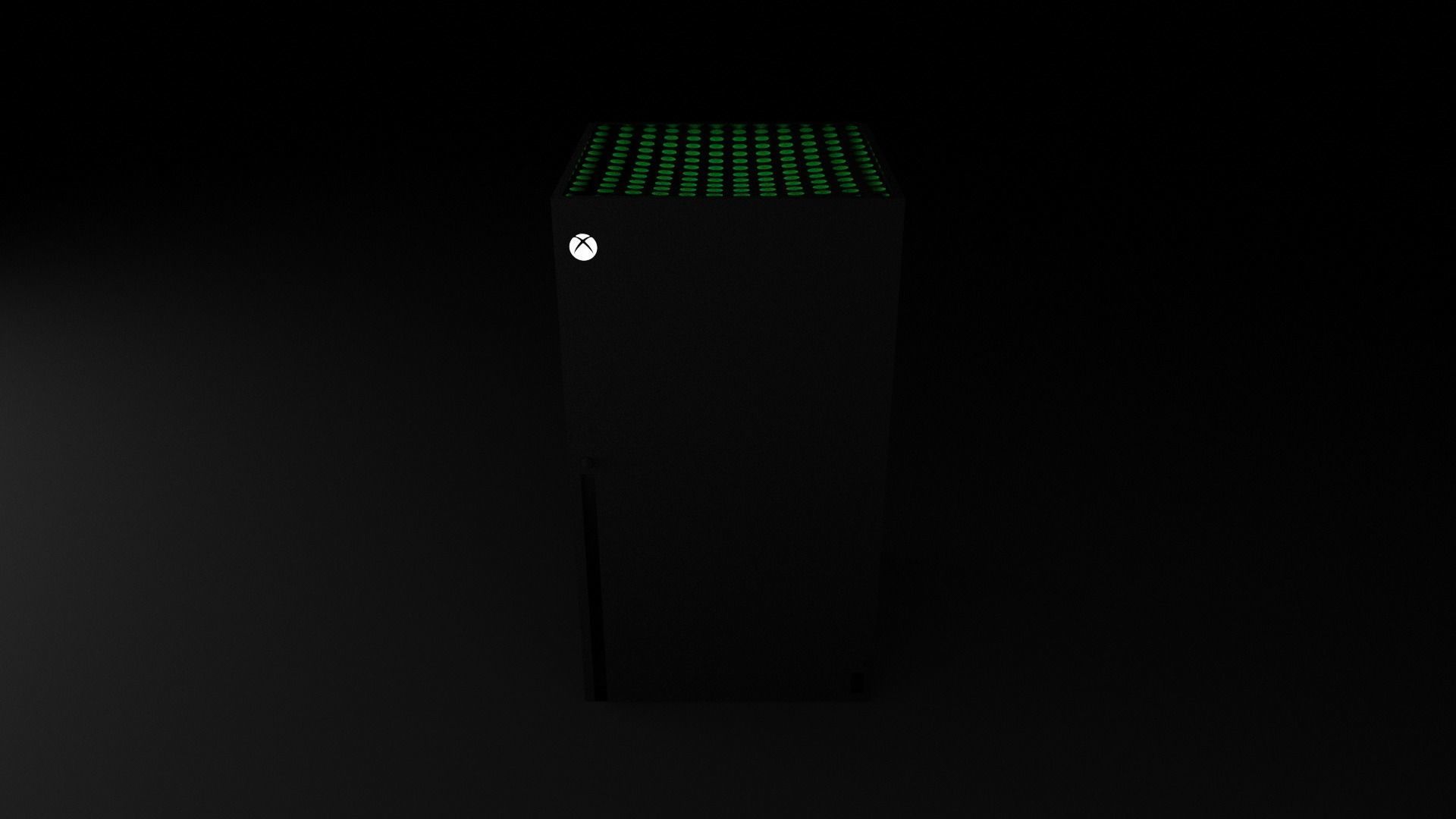 Xbox Series X Fan Art Model Low-poly 3D model_5