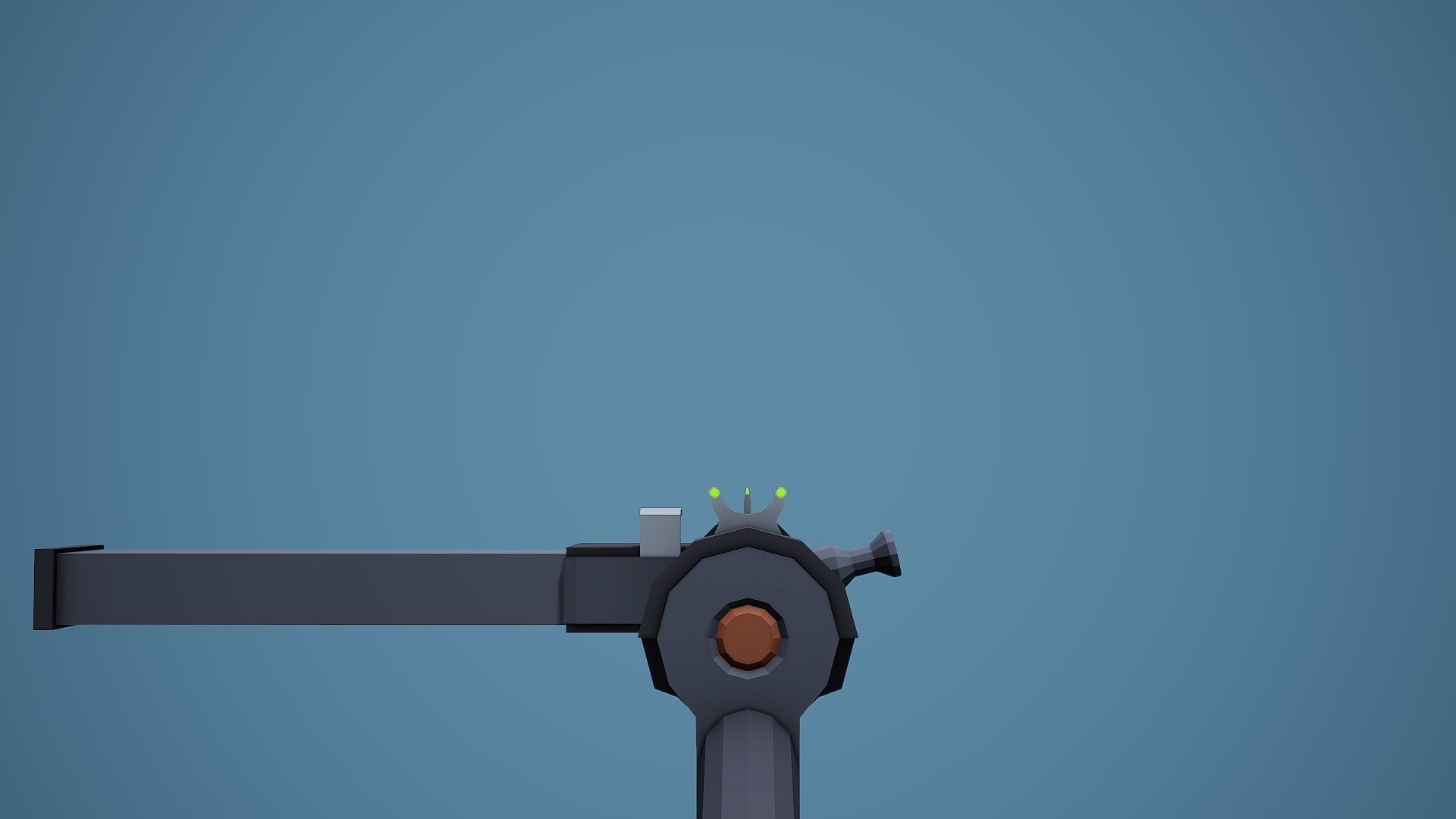 Stylized Sten SMG - Low Poly Mobile Ready Low-poly 3D model_8