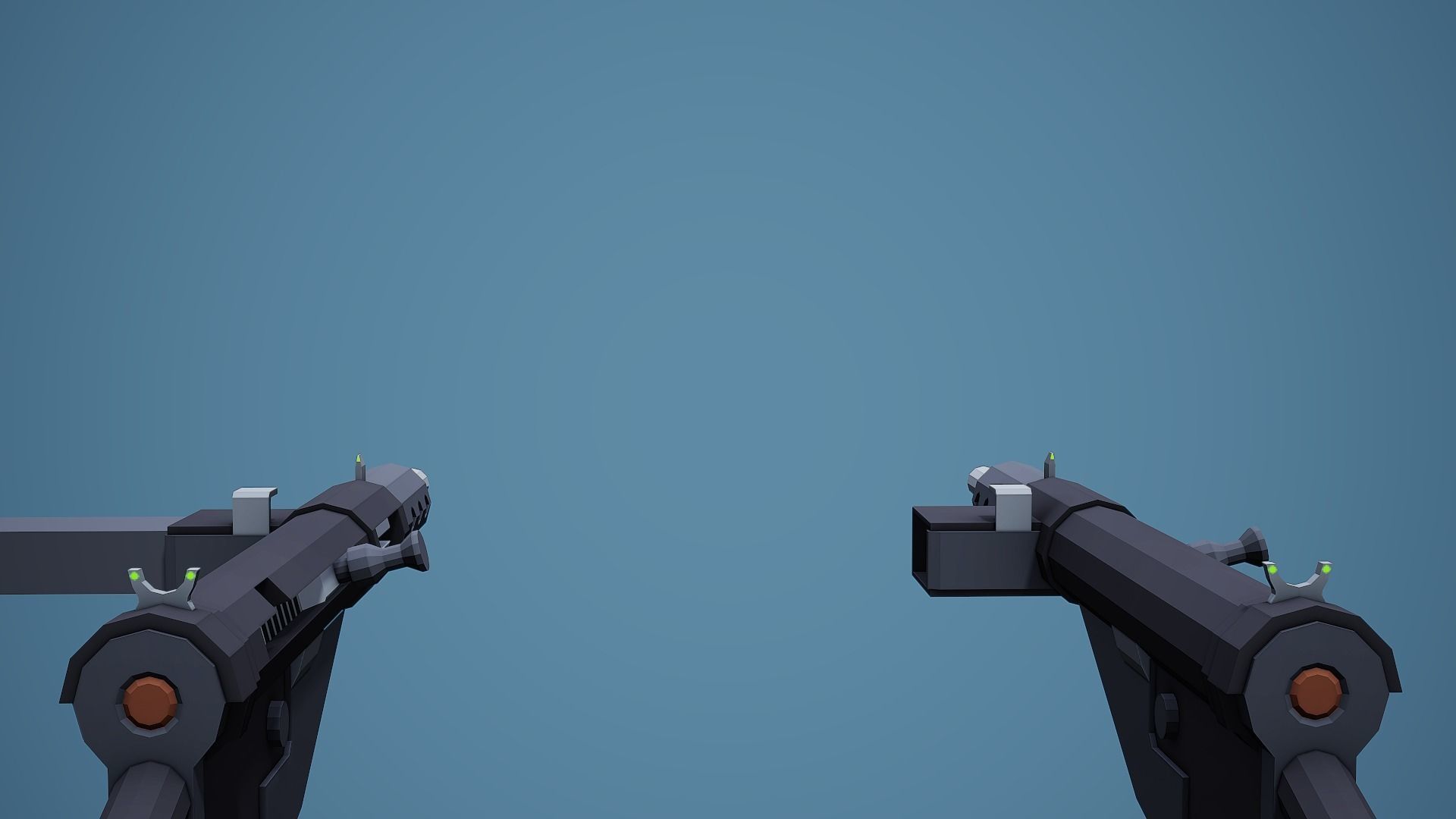 Stylized Sten SMG - Low Poly Mobile Ready Low-poly 3D model_6