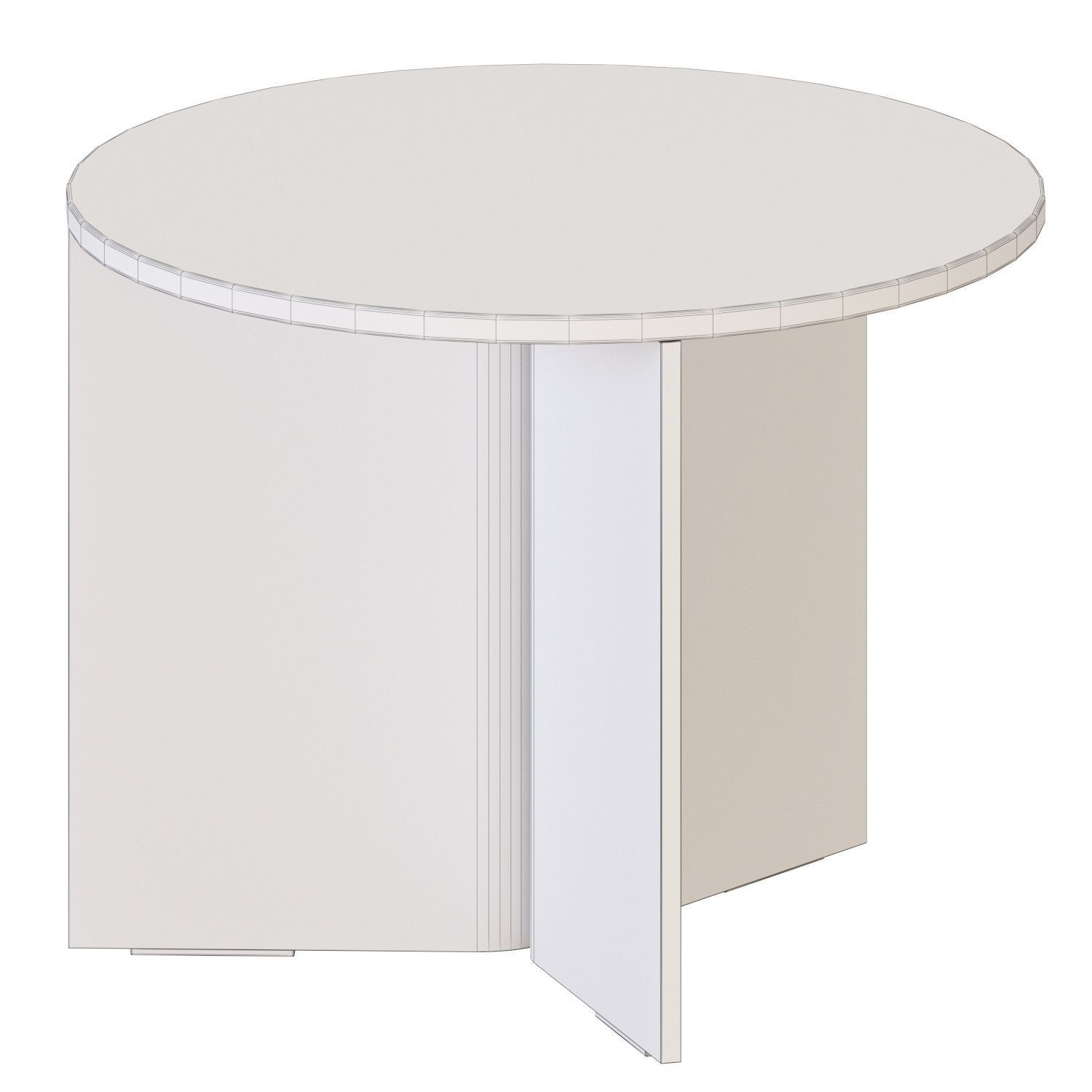 HAY WOOD SLIT SIDE TABLES 3D model_6